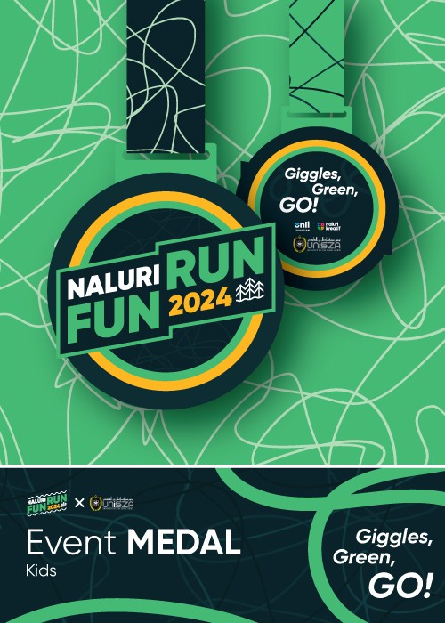 NALURI Fun Run 2024 Rubber Medal